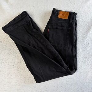 Levi's High Loose Taper Womens 26 Black Denim High Rise Jeans